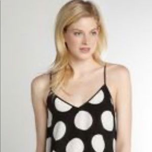 Mason by Michelle Mason Polka dot silk cami size 0